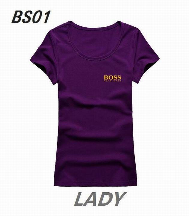 BOSS short round collar T woman S-XL-014